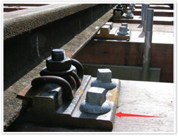 Rail tie plate by casting  Rail tie plate by casting