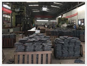 Rail tie plate by rolling  Rail tie plate by rolling