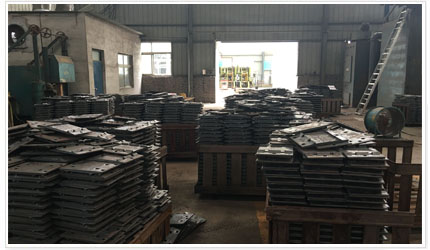 Hot punching and leveling Hot punching and leveling