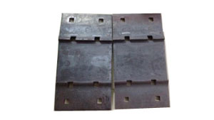 Rail tie plate by rolling