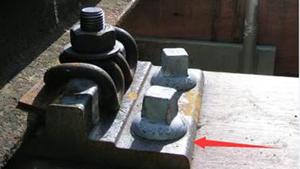 Rail tie plate by casting