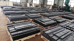 Rail tie plate by forging